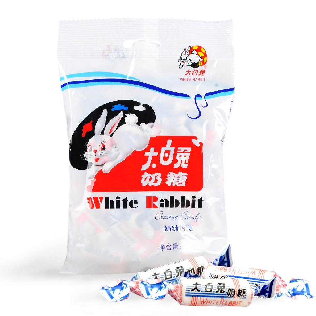 🐇 White Rabbit Creamy Candy ลูกอมเคี้ยวรสนม ลูกอมกระต่ายขาว ไวท์ แรบบิท 108 กรัม