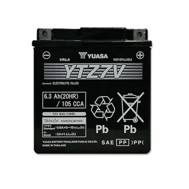 แบตเตอรี่ YUASA BATTERY รุ่น YTZ7V