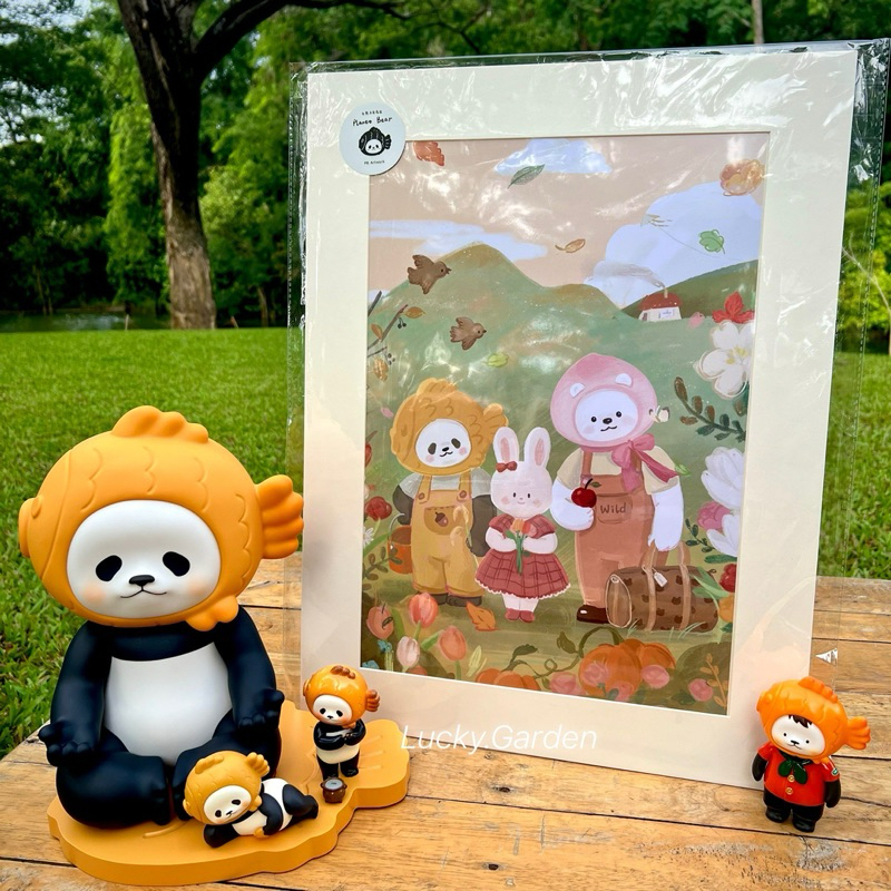 🎨ภาพ PanPan Planet Bear ขนาดใหญ่ พร้อมส่ง❤️🐼