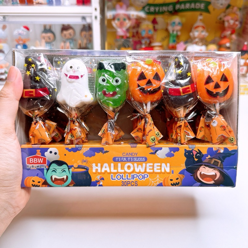 อมยิ้มคริสต์มาส เเละ ฮาโลวีน Halloween อย. ( 1 แพ็ค 30 ชิ้น )