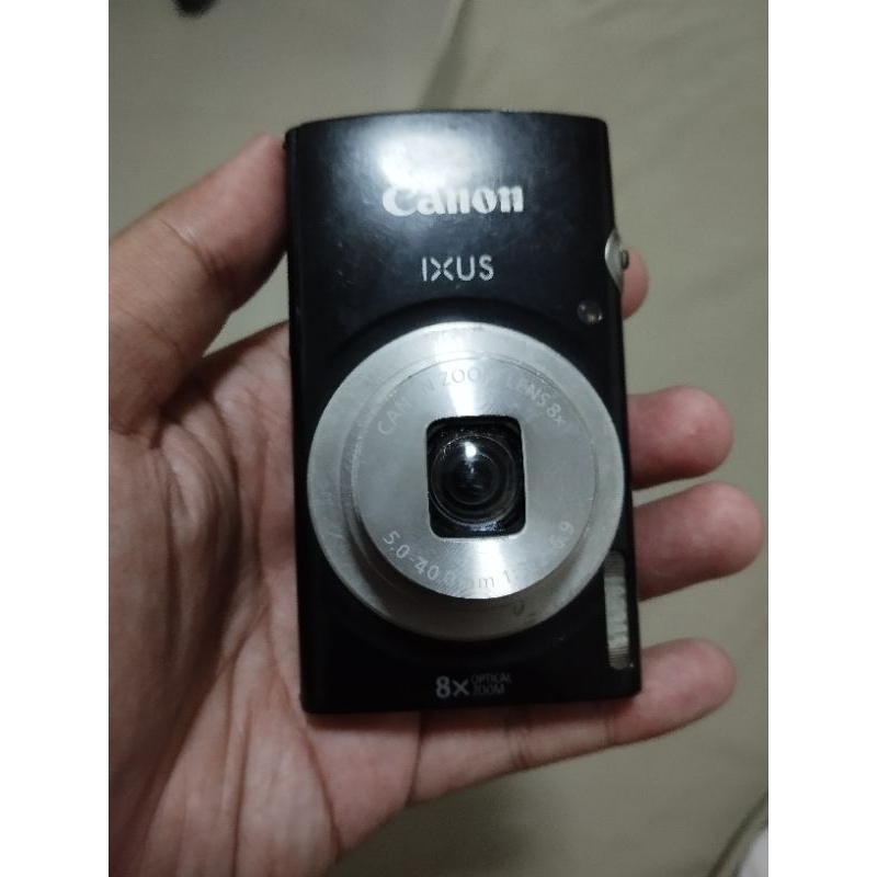 งานอะไหล่ Canon Ixus 185 สภาพตามรูป ตัวกล้องถูกถอดน็อตออก ไม่ได้ลองใส่แบต