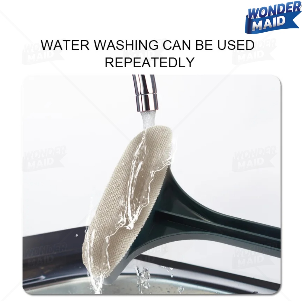✨ Wondermaid ✨ แปรงทำความสะอาดมุ้งลวด แปรงขัดมุ้งลวด ไม้เช็ดกระจก ทำความสะอาดหน้าต่าง ผลิตจากวัสดุ PP มีให้เลือก 3 แบบ - รูปที่ 5