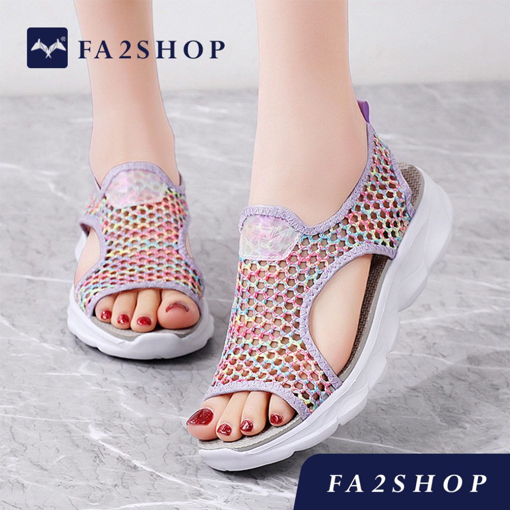 FA2SHOP รุ่น QZ200 รองเท้าแตะรัดส้น ใส่สบายน้ำหนักเบา