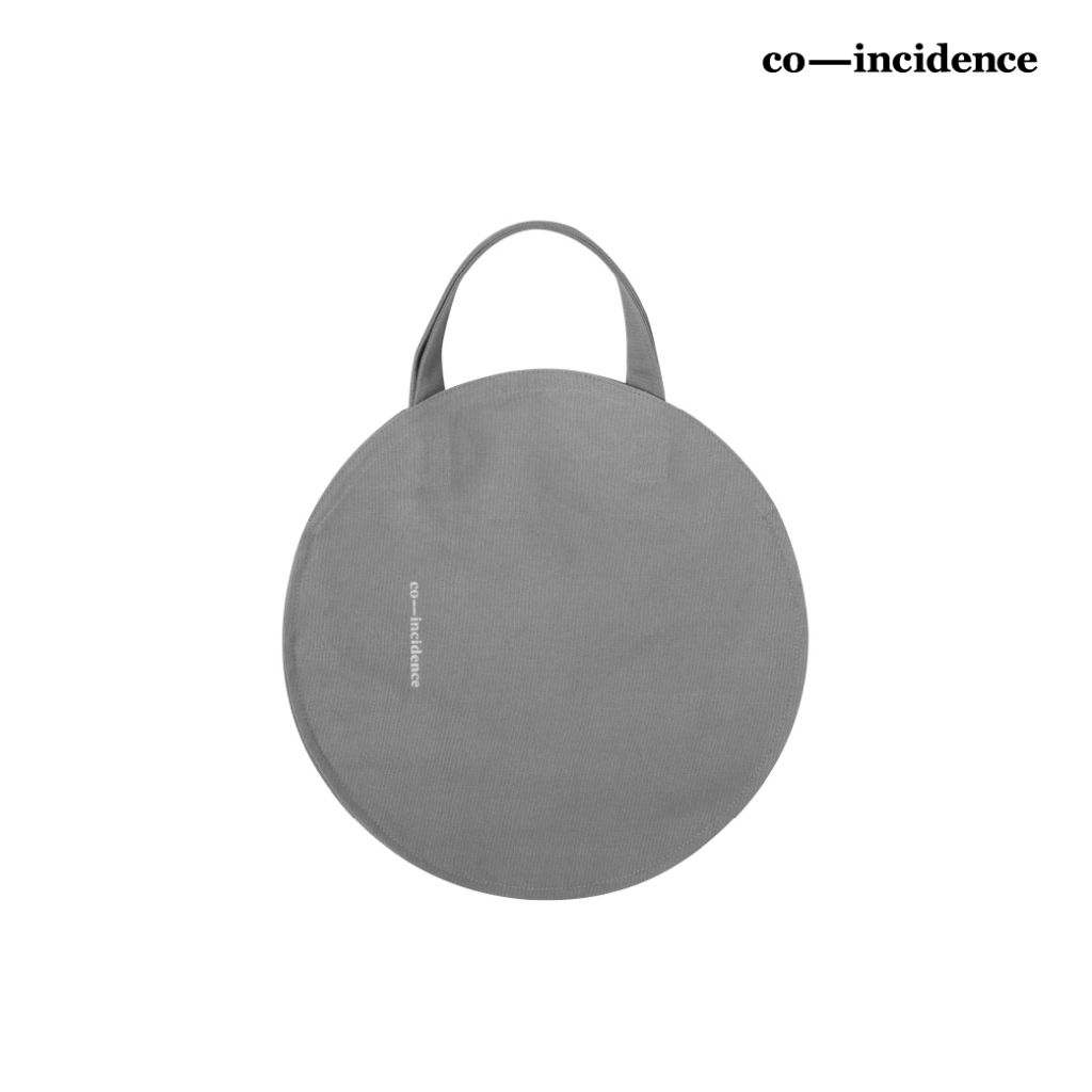 EVERYDAY & FRIENDS | co Circle Tote Small (co-incidence) | กระเป๋าผ้าแคนวาสทรงกลม แฟชั่น ใส่สื่งของ แต่งตัว ของขวัญ