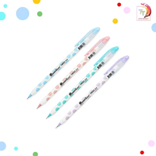 Quantum ควอนตั้ม ปากกาลูกลื่น รุ่น Hello Pastel หมึกสีน้ำเงิน ขนาด 0.5 มม. คละสี ( จำนวน 1 ด้าม )
