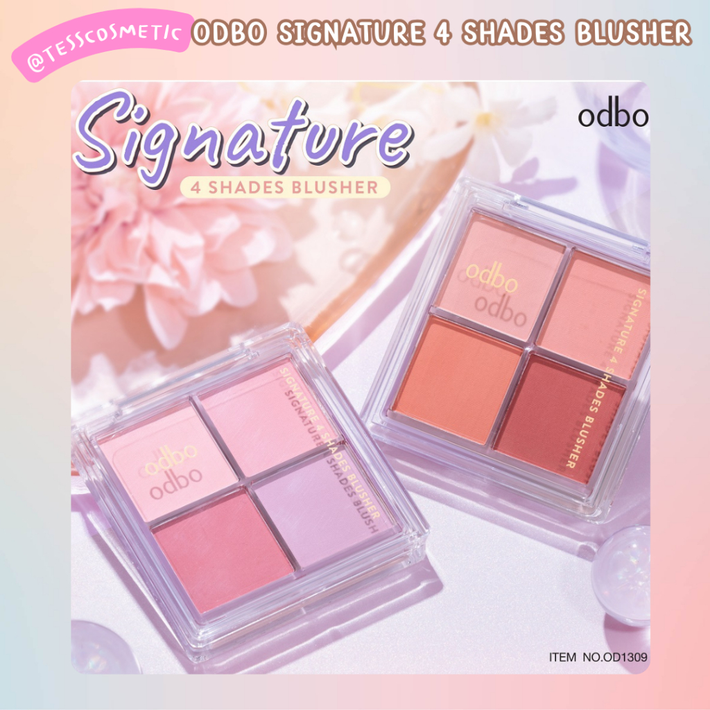 ODBO SIGNATURE 4 SHADES BLUSHER