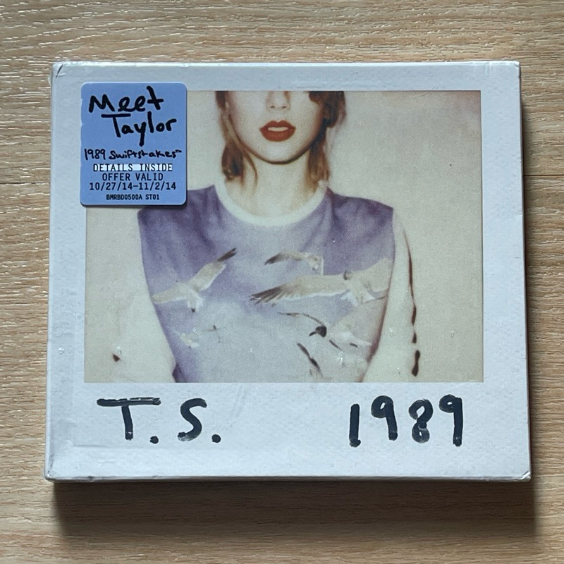 (พร้อมส่ง) CD ซีดีเพลง Taylor Swift -1989 , CD, Album, Slipcase ,US (มือหนึ่ง ,แท้,ซีล)