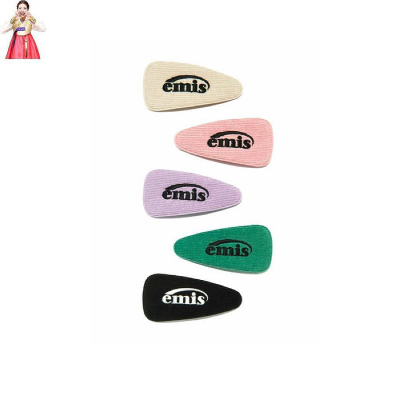 พร้อมส่ง Emisกิ๊บติดผมทรงสามเหลี่ยมลูกฟูก ฮิตที่สุดในตอนนี้พร้อมส่งกิ๊บติดผม emis สไตล์เกาหลี