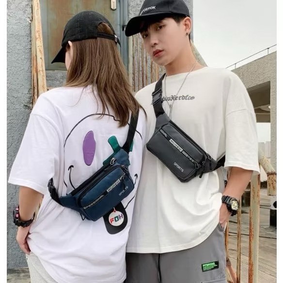 กระเป๋าคาดอก คาดเอว แฟชั่น ใส่ของได้เยอะกระเป๋าคาดอก/คาดเอว L229