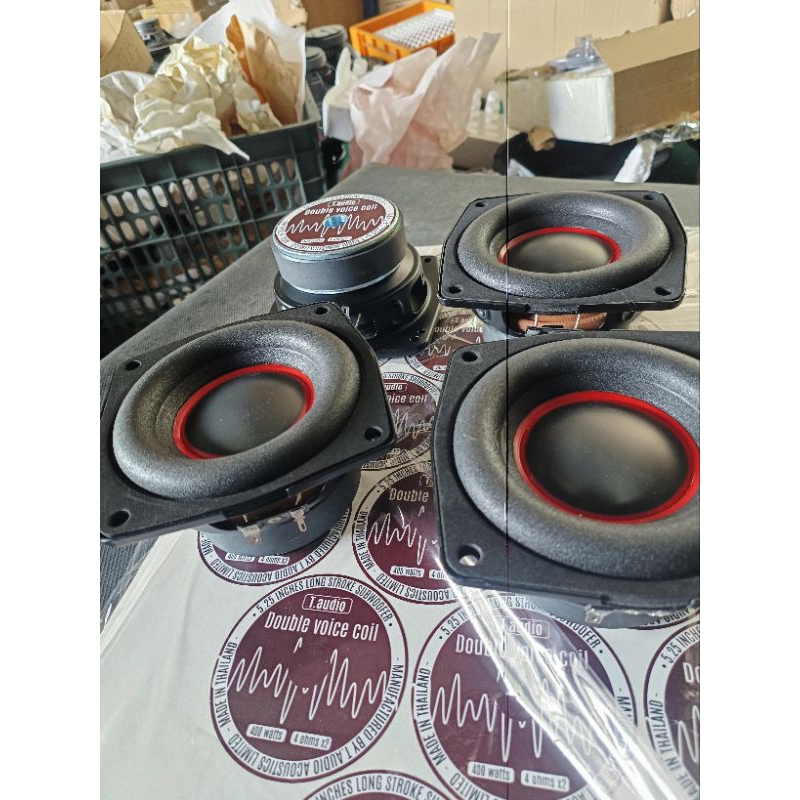 T.audio 5.25 นิ้ว ซับ ว้อยส์คู่ 4+4โอห์ม