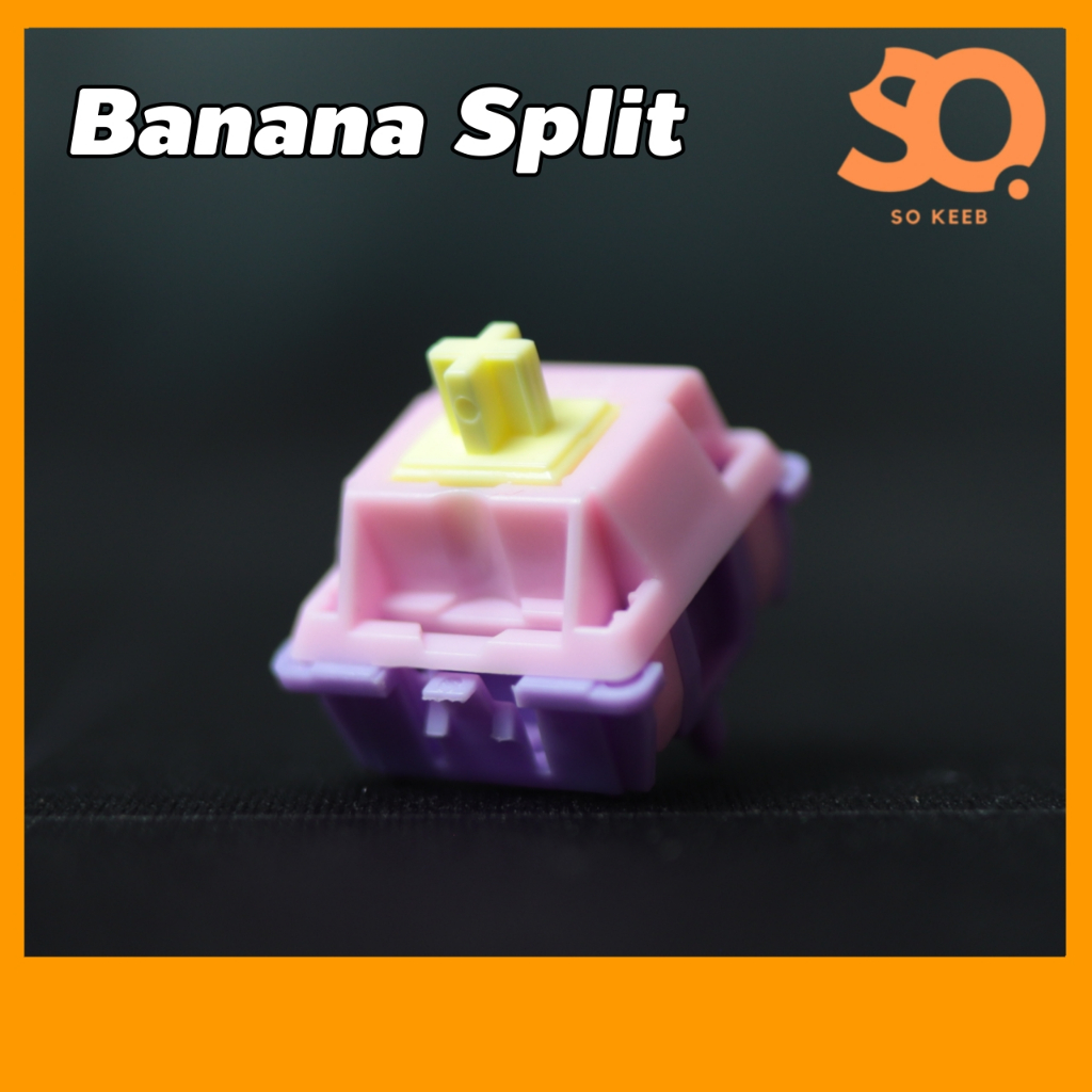 C³ Equalz Banana Split Switch / Macho Switch (Linear) 10 ชิ้น Mechanical Keyboard Switch
