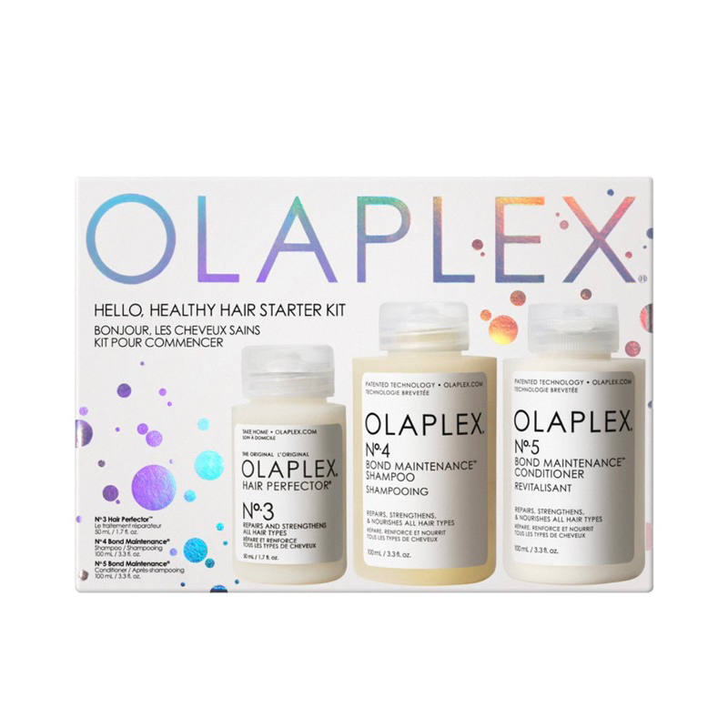 เหลือ1,199฿ [เก็บโค้ดหน้าร้าน] Olaplex Hello,Healthy Hair Starte Kit ป้ายไทย