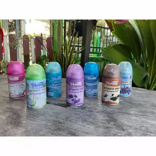 Verona​ รีฟิล สเปรย์​ automatic refill spray ขนาด 250ml. สเปรย์ปรับอากาศใช้กับเครื่องเกลดและหลายแบรนได้