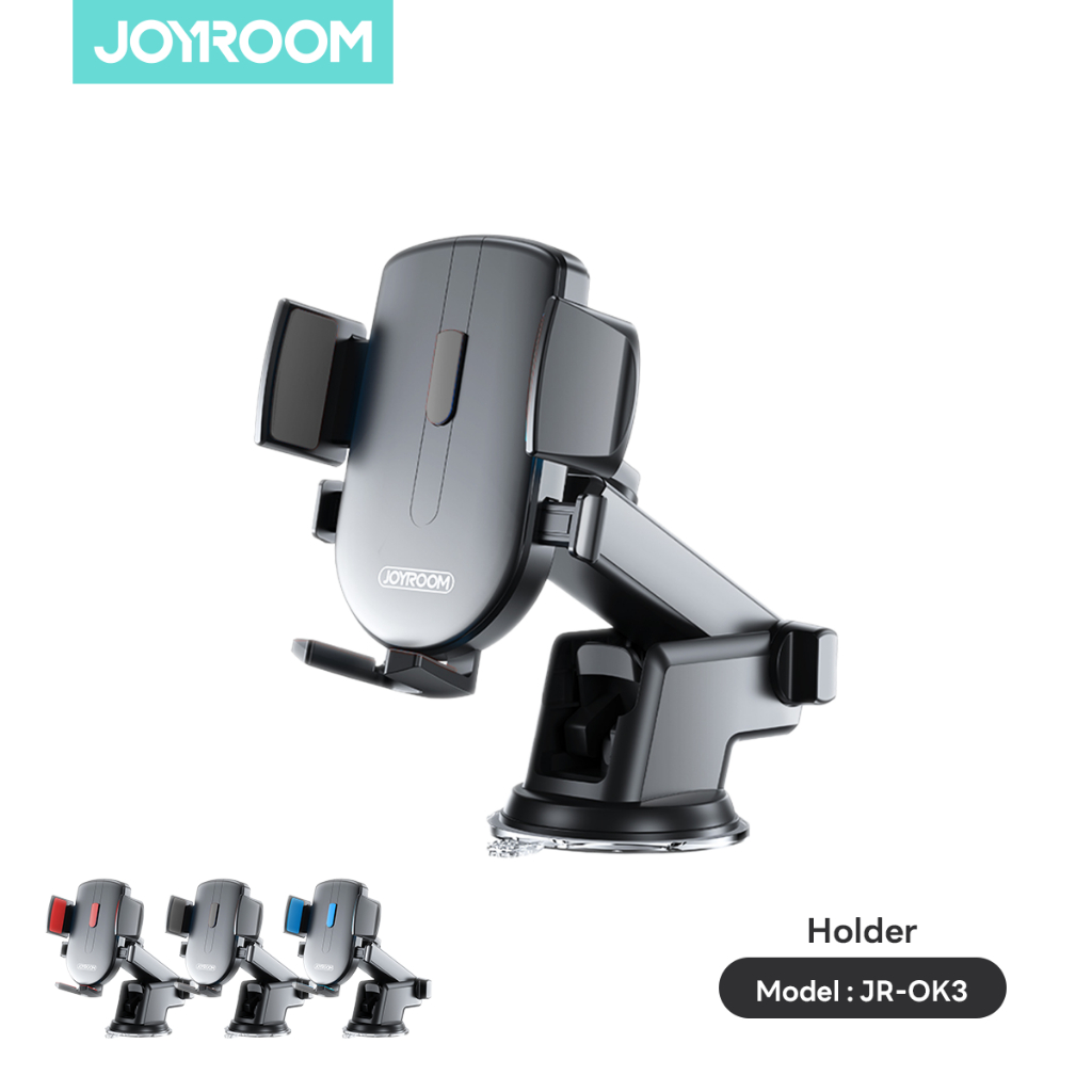 Joyroom ที่ตั้งมือถือในรถยนต์ รุ่น JR-OK3 ที่วางโทรศัพท์ในรถยนต์ คอนโซนรถ หมุนได้360ํ ยืดยาวได้25ซม.