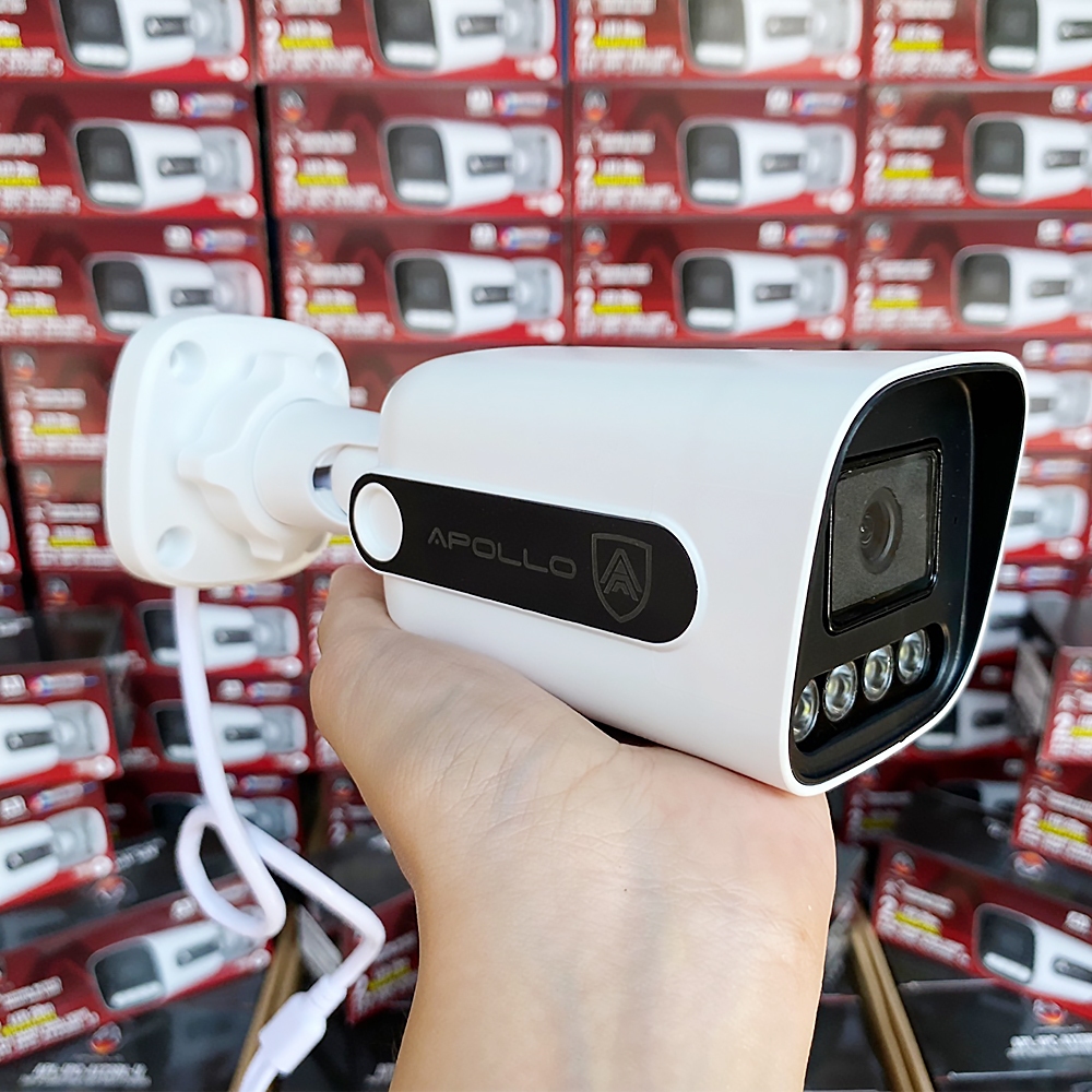 APOLLO APL-IPC-A123DL-U กล้องวงจรปิด CCTV IP Camera 2MP กล้อง POE AI จับการเคลื่อน ภาพสี 24ชม.