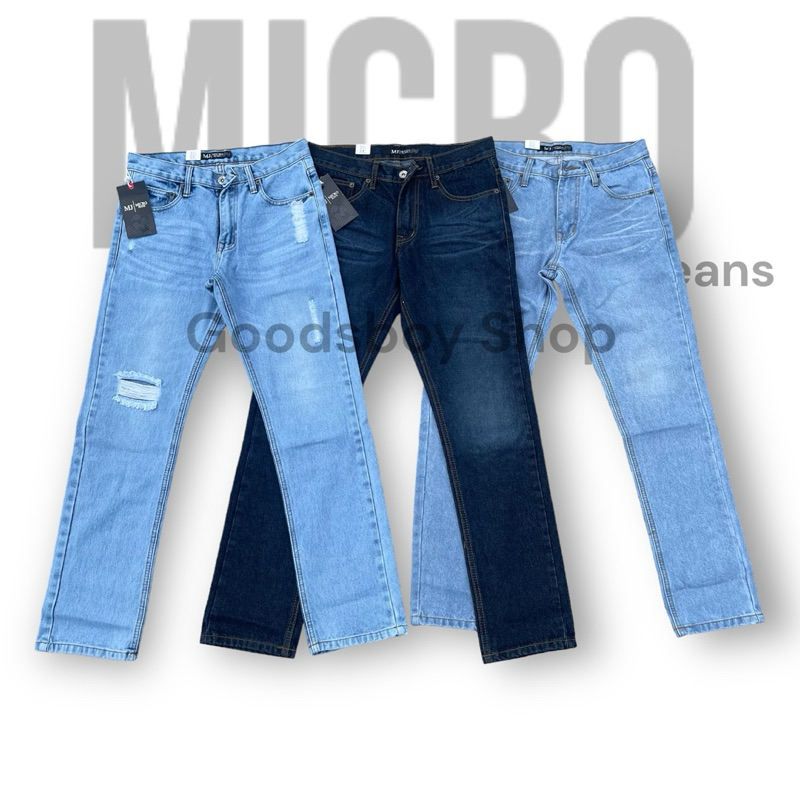 ยีนส์ขากระบอกเล็กMICRO