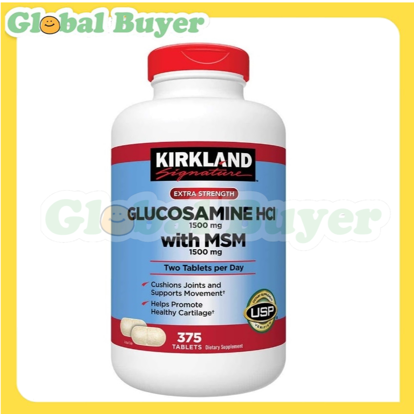 Kirkland Signature Glucosamine with MSM, 375 Tablets