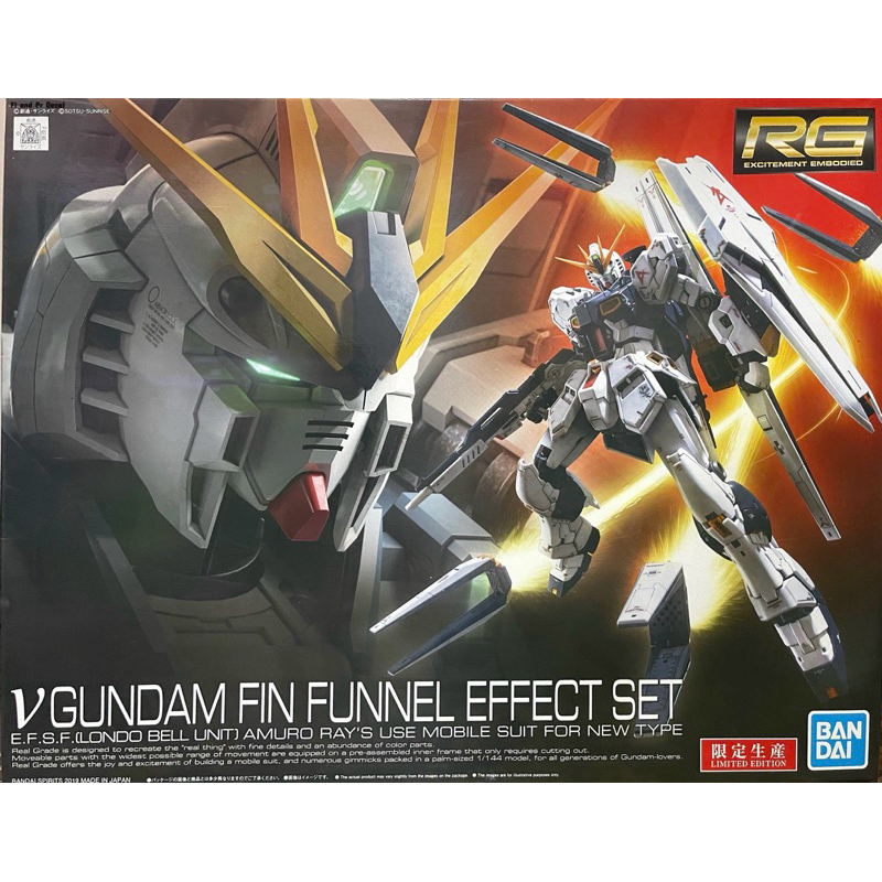 Rg 1/144 Nu Gundam Fin Funnel Effect Set