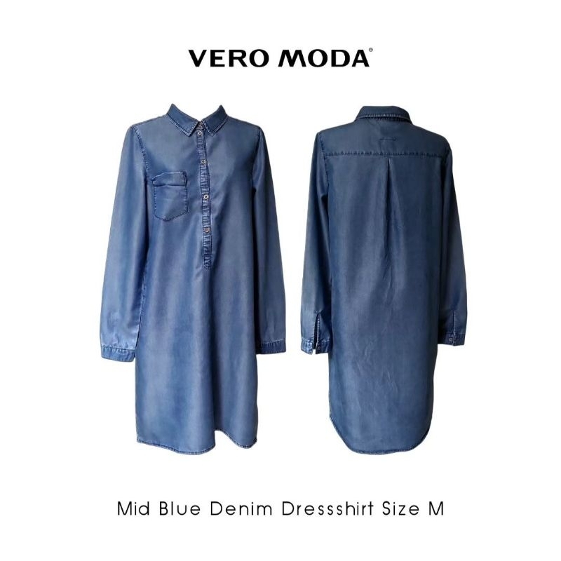 เดรสเชิ๊ตยีนส์ Vero Moda
