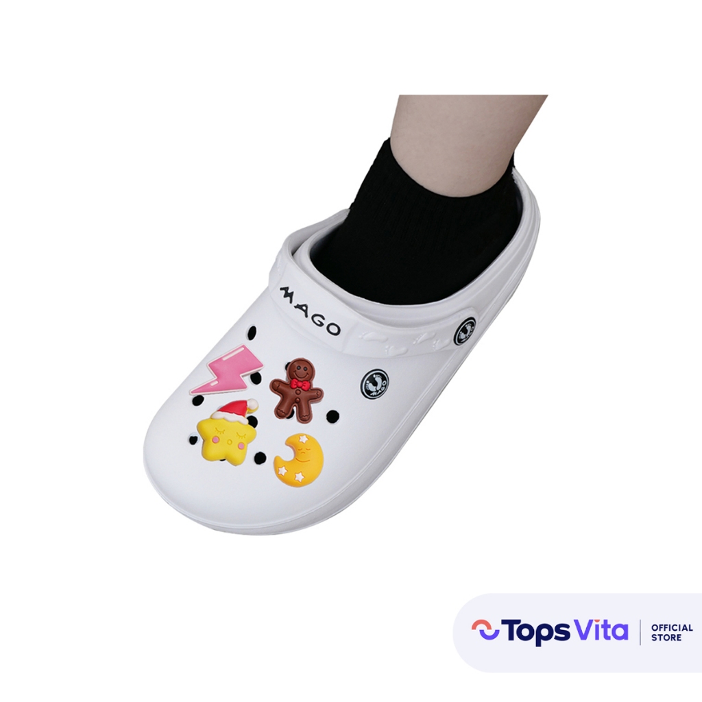 MAGO ตัวติดรองเท้า Jibbitz สำหรับรองเท้ารุ่น Bambo