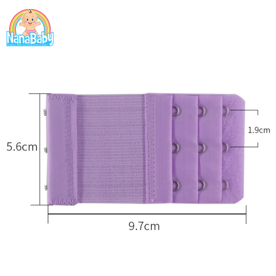 แผ่นต่อหลังเสื้อชั้นใน 3 ตะขอ แบบมียางยืด สำหรับใส่ด้านหลังเสื้อใน เพิ่มขนาดรอบใต้อก (เก็บเงินปลายทางได้) - รูปที่ 7