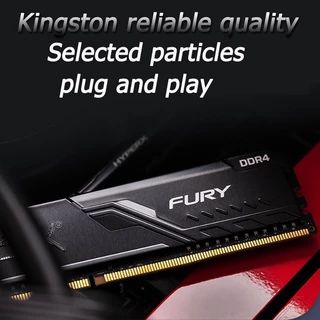 Hyperx Fury RAM DDR4 4GB 8GB 16GB แรม 2133Mhz 2400Mhz 2666Mhz 3200Mhz 3600Mhz DIMM PC 1.2V รักษาหัวใจไว้ 3 ปี