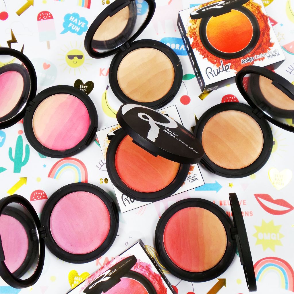 Rude Amiga Ombre Blush บลัชออนสีสดใสไล่สี