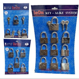 กุญแจ ISEO ทองเหลืองแท้ชุบโครเมี่ยม คีย์อะไลท์ และมาสเตอร์คี…