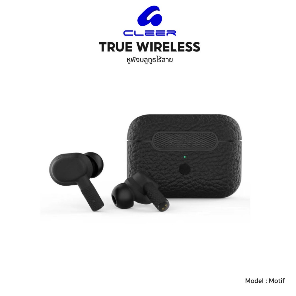 Cleer หูฟัง MOTIF ANC ชุดหูฟังบลูทูธไร้สาย Ture Wireless Bluetooth 5.2 HIFI กันน้ํา IPX5 หูฟังไร้สาย