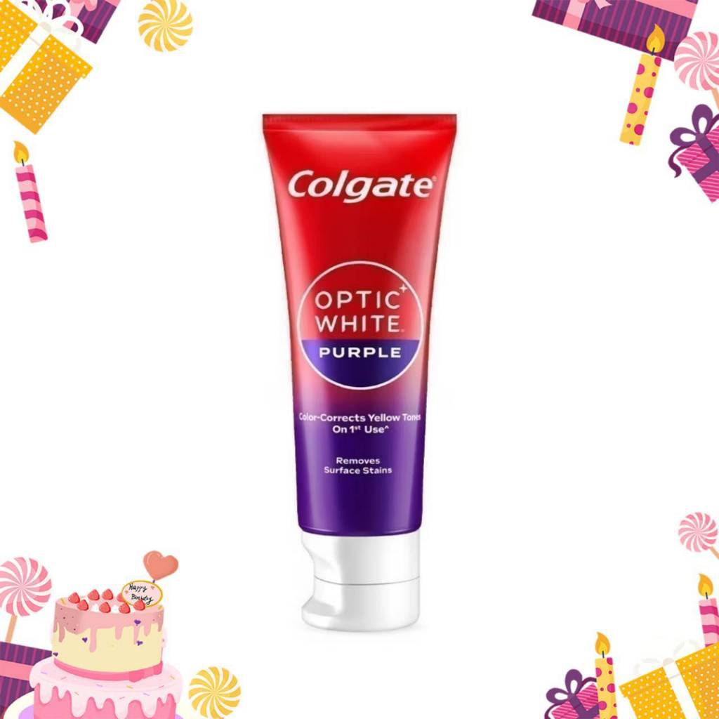 Colgate Optic White Purple 100g. ยาสีฟัน คอลเกต อ๊อพติค ไวท์ เพอร์เพิล 100 กรัม