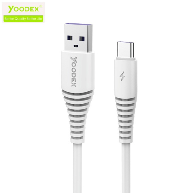 YOODEX® สายชาร์จ Type C 1เมตร สายชาร์จ ชาร์จเร็ว 1M TypeC USB Cable