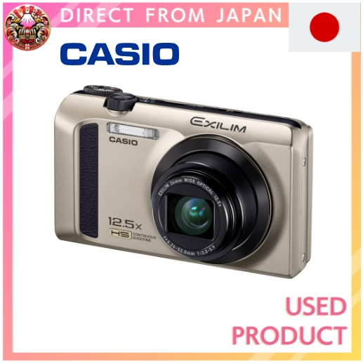 【Used】CASIO Digital Camera EXILIM EX-ZR300GD Gold High-Speed Burst【Direct from Japan】