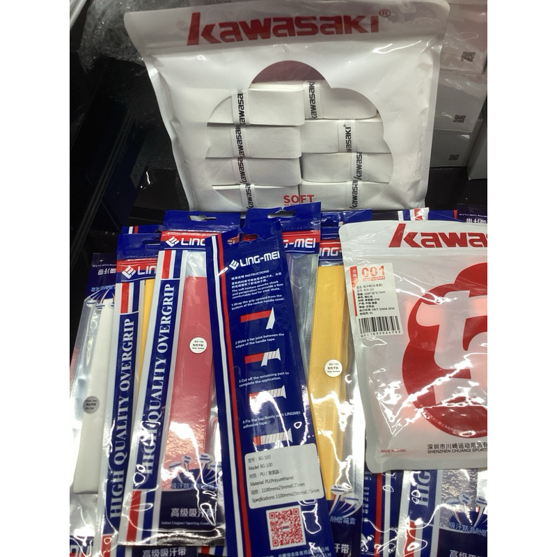 กริปพันด้าม ไม้แบดมินตัน ของแท้ตามรูปจริง ส่งเร็วทุกวัน