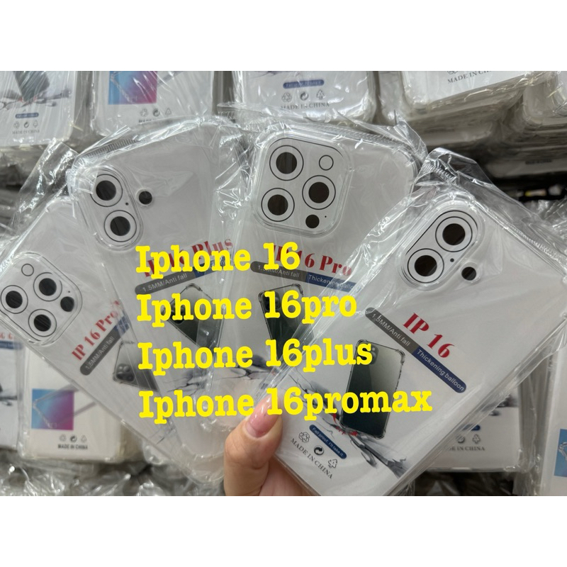 🥰พร้​อมส่งใน🇹🇭🥰เคสใสกันกระแทก For  iPhone 16/iphone 16pro/iphone 16plus/iphone 16promax