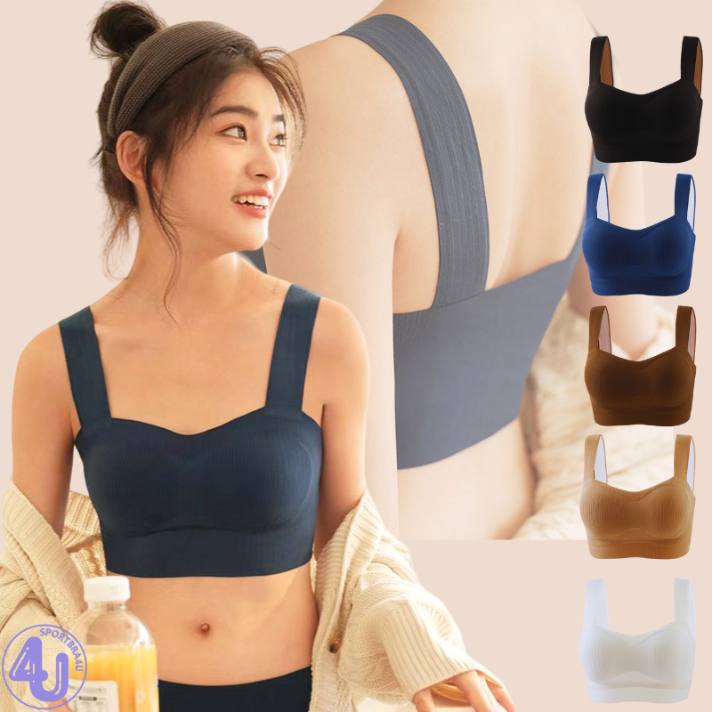 NEW**B-6507 บราไร้โครง เพื่อสุขภาพ เก็บเนื้อส่วนเกินได้ดี แบบสวมไม่มีตะขอ สายไม่สามารถปรับได้