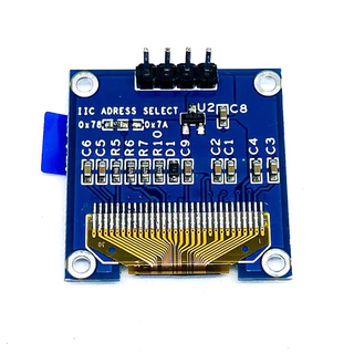 OLED Display I2C Module 128X64 0.96inch 4 pin จอแสดงผล พร้อมมอดูล I2C ฟ้า ขาว เหลือง เหลือง+ฟ้า B W Y BY 0.96นิ้ว