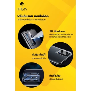 iFILM ฟิล์มกระจก เลนส์กล้อง For Poco Phone C81Pro F6 F7 F8 Ultra X4 X5 X6 X7 Pro X8 M5s M6 M7 Pro ฟิล์มกล้อง Lens Glass