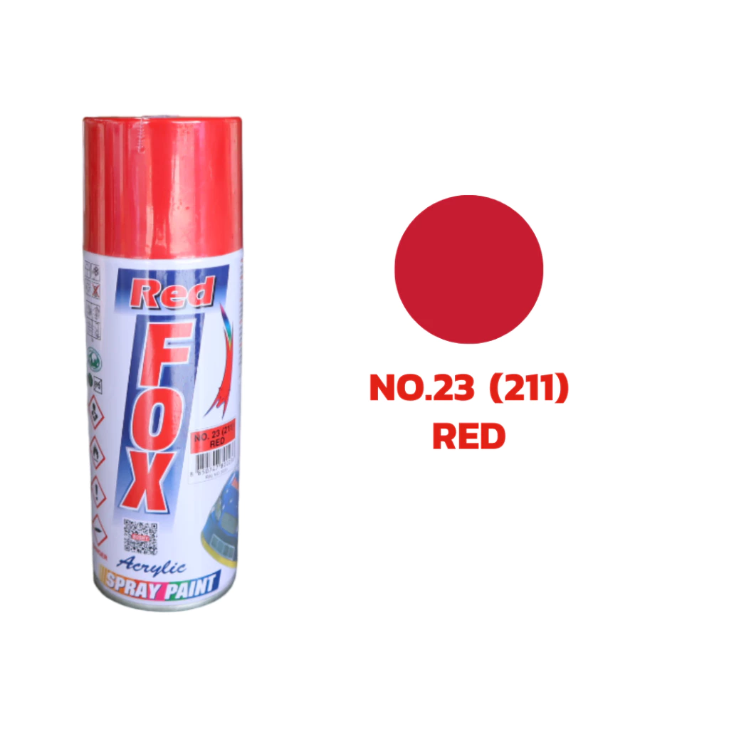 Red FOX BOSNY สีสเปรย์ พ่นรองพื้น กันสนิม มีส่วนผสมของสารอะคริลิค แท้ 100% ขนาด 400 cc thumbnail 7