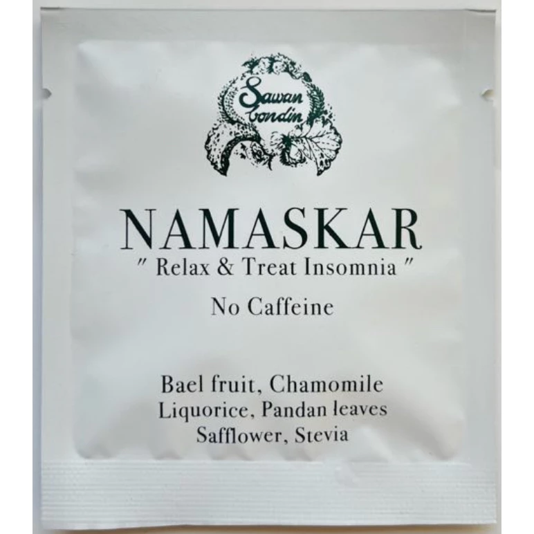 ชานมัสการ (Namaskar Tea) (สวรรค์บนดิน SAWANBONDIN) แบบซองชง (Tea Bag)