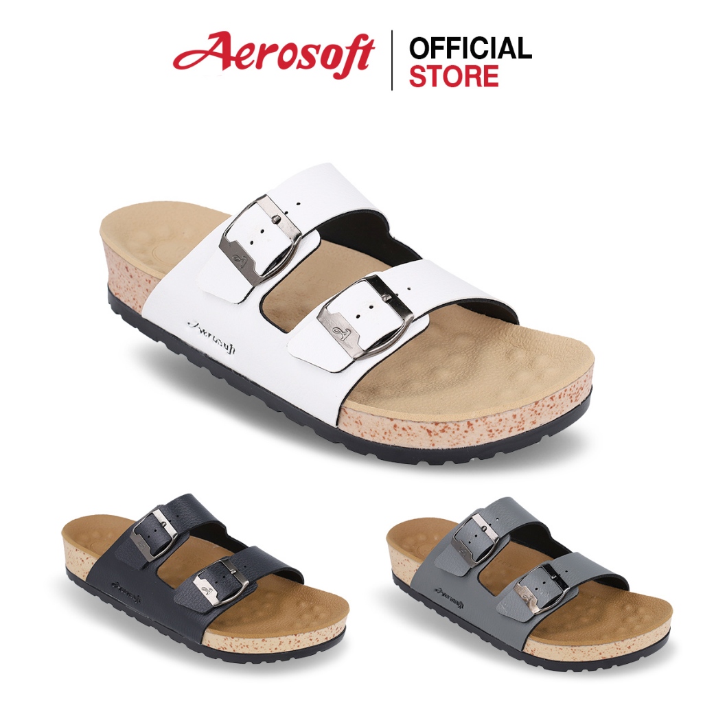 Aerosoft (แอโร่ซอฟ) รองเท้าแตะแบบสวมเพื่อสุขภาพ รุ่น Extra soft A1 (SU5142)