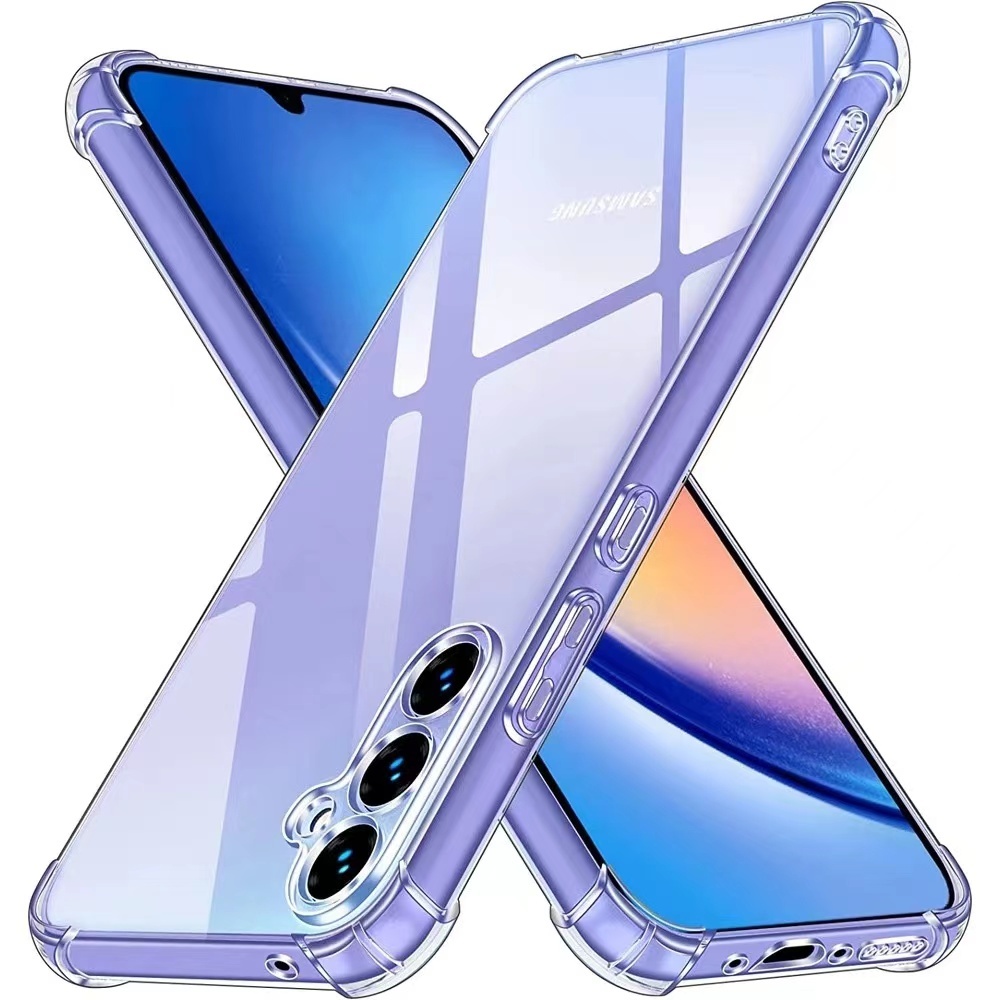 Galaxy A57/Galaxy A37/F17/M17/A07 5G/A17 5G/A26 5G/A56 5G/A36 5GเคสTPUใสกันกระแทกแบบคลุมกล้องSamsung