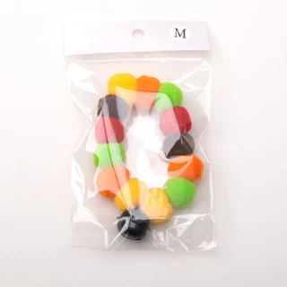 yoyopet : ปลอกคอปอมปอม ปลอกคอแมว สุนัข สีพาสเทล น่ารัก หลากสีสัน มีกระดิ่ง หลายขนาด ยืดได้ พร้อมส่ง