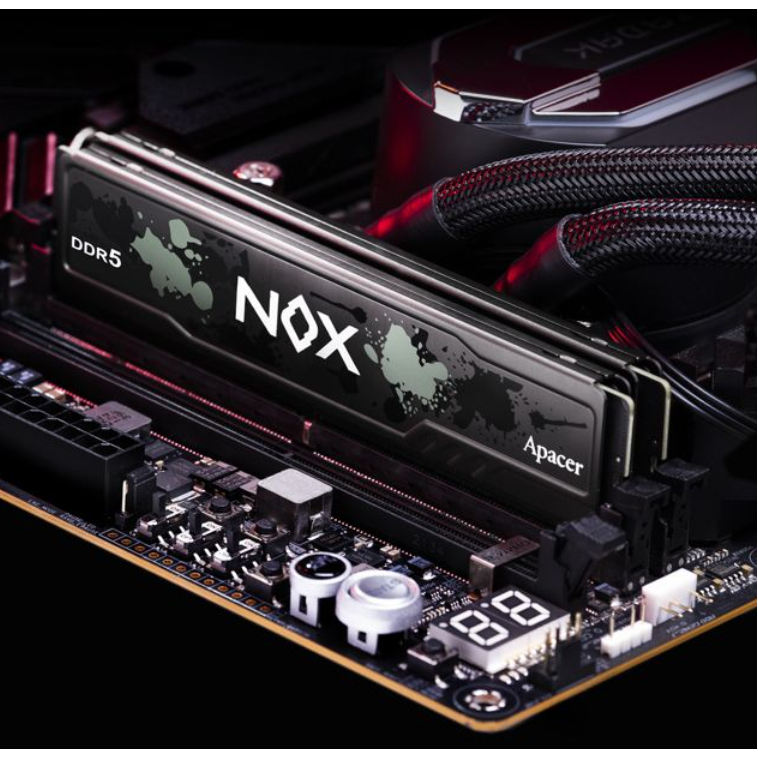 32GB (16GBx2) DDR5 5200MHz RAM (หน่วยความจำ) APACER NOX DDR5 (INTEL XMP) (BLACK) (AH5U32G52C522MBAA-2)- LT