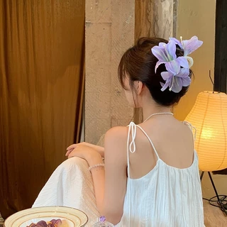 ลิลลี่ ประดับผม เครื่องประดับผมที่ทันสมัย วัสดุพียูคุณภาพสูง ไปที่ชายหาด