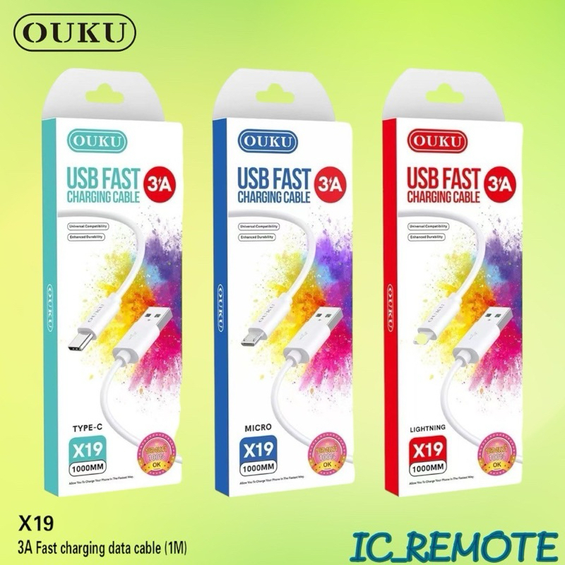 OUKU X19 สายชาร์จโทรศัพท์