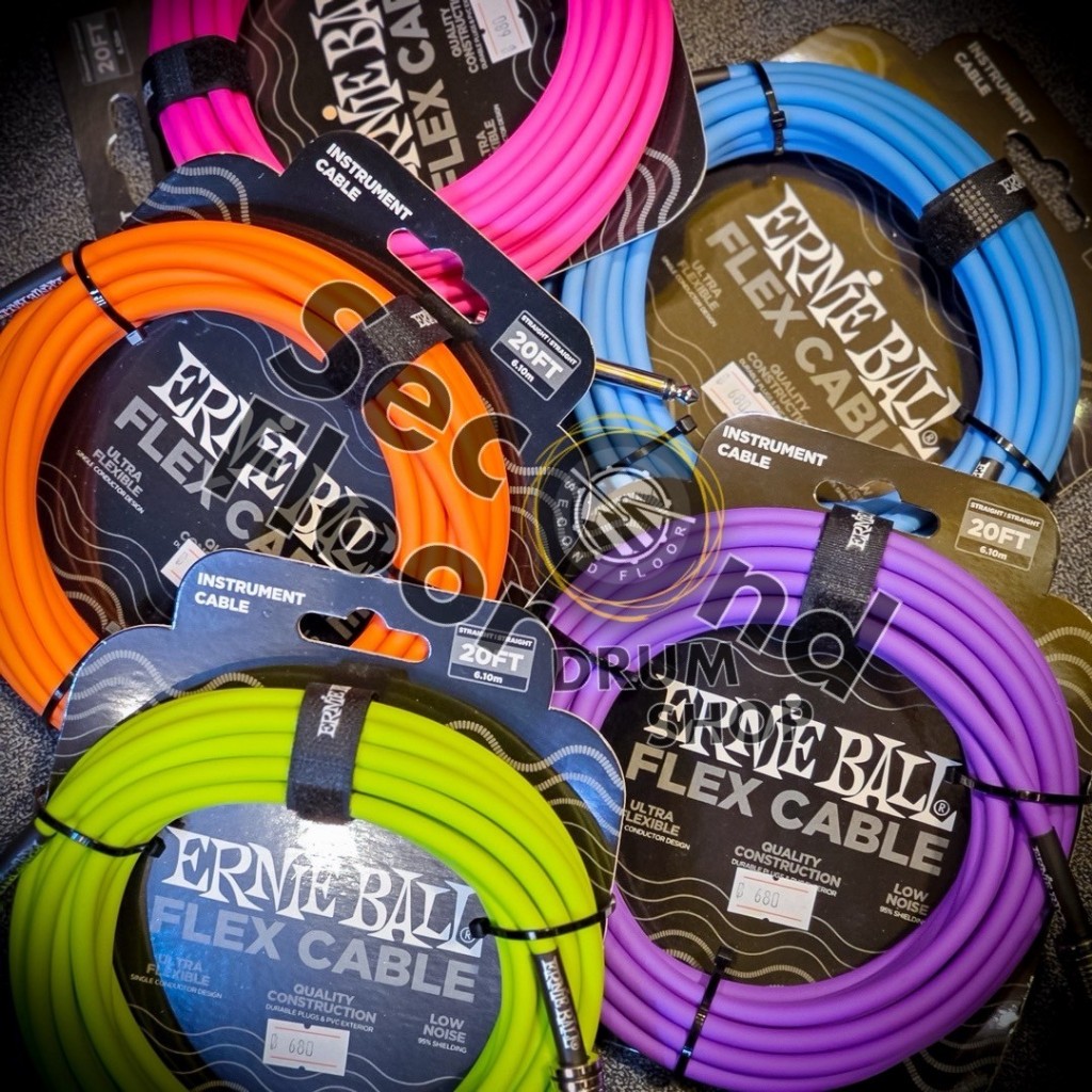 สายแจ็ค Ernie Ball Flex Instrument Cable