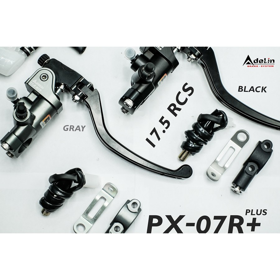 Adelin ปั้มบน กระทุ้ง ขวา PX-7R+ ลูกสูบ 17.5 มิล mm Piston 17.5 RCS ทรงอิตาลีซ้าย PX7L+ อเดลีน