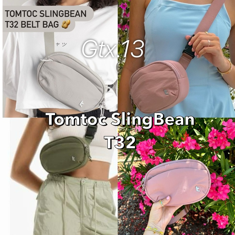ใช้ส่วนลดเหลือ 880 🙏🏻ใช้โค๊ด 30%🙏🏻ประกัน 12 เดือน ✅ ส่งฟรี✅SlingBean T32 กระเป๋า Belt Bag สไตล์มินิม