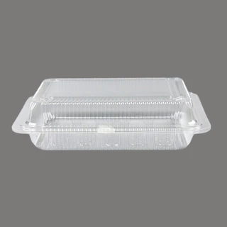 กล่องพลาสติกใส OPS HTP-6HL ใส่เบเกอรี่ อาหาร ได้ทั้งเย็นและร้อน ไม่มีไอน้ำ ฝาล็อคได้ในตัว 100 ชิ้น