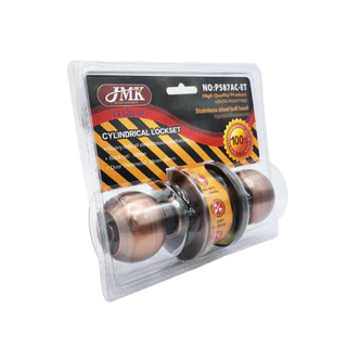 JMK ลูกบิดประตู สแตนเลส มีให้เลือก ห้องนอน ห้องน้ำ สีสแตนเลส สีรมดำ แบบมีกุญแจ และไม่มีกุญแจ